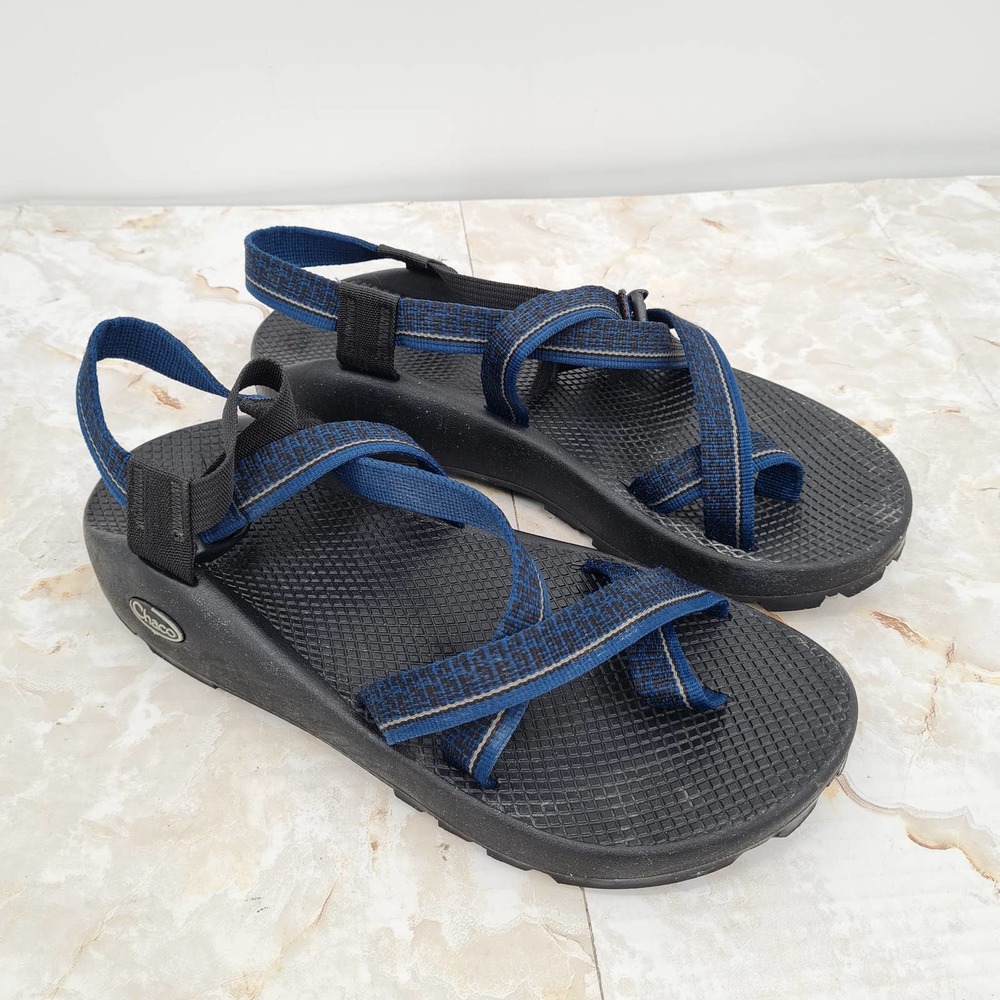 Chacos Strappy Blue Sandals Men's Size 10 - Picture 1 of 5